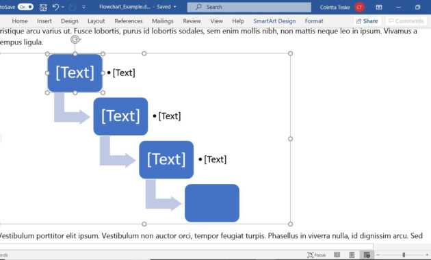 How To Create A Microsoft Word Flowchart inside Microsoft Word Flowchart Template
