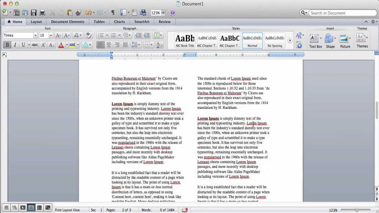 How To Create Columns In Microsoft Word Throughout 3 Column Word Template