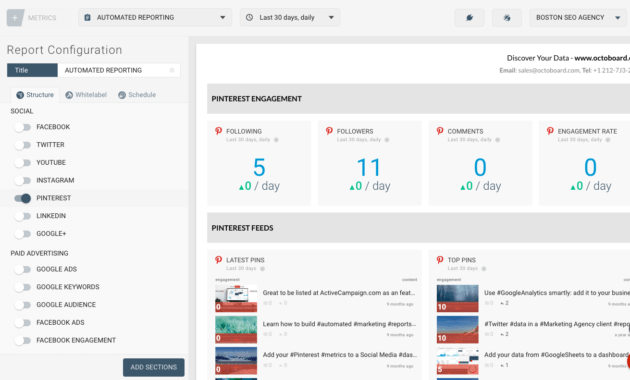 How To Create Pinterest Social Media Marketing Report inside Social Media Marketing Report Template