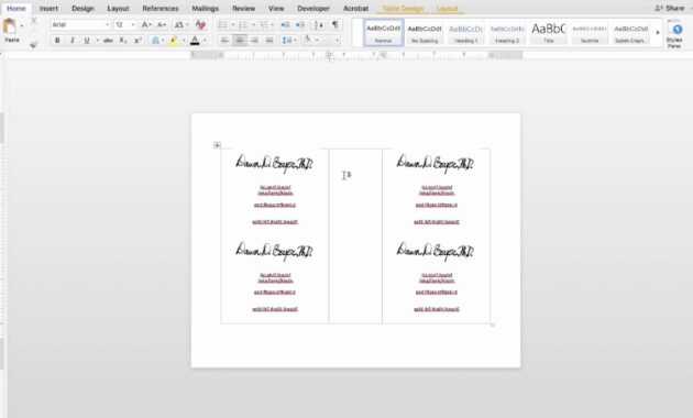 How To Create Two-Page Flyer In Ms Office Word Document with Quarter Sheet Flyer Template Word