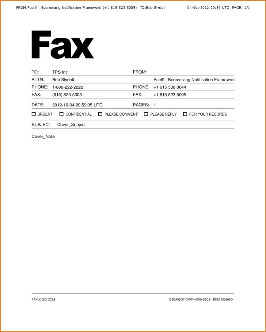 How To Fill Out A Fax Cover Sheet | Free Printable Letterhead With Fax Template Word 2010