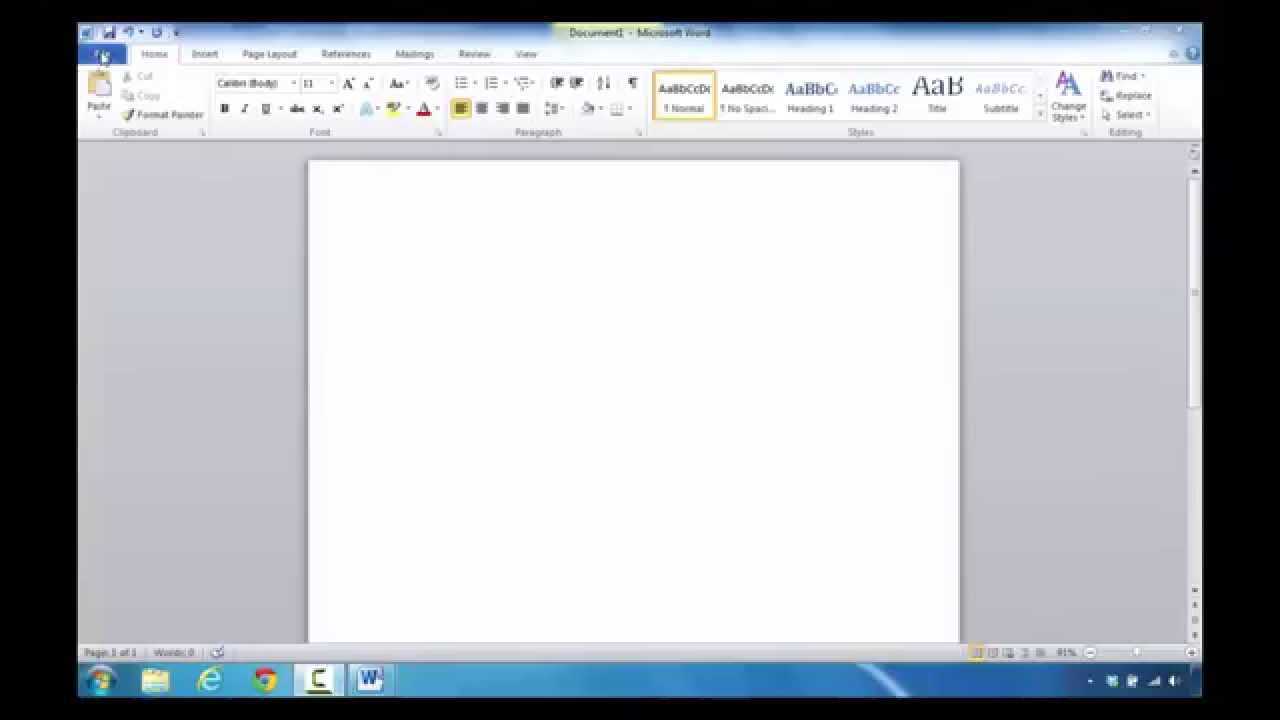 How To Find And Create A Resume Template In Microsoft Word 2010 Inside Resume Templates Word 2010