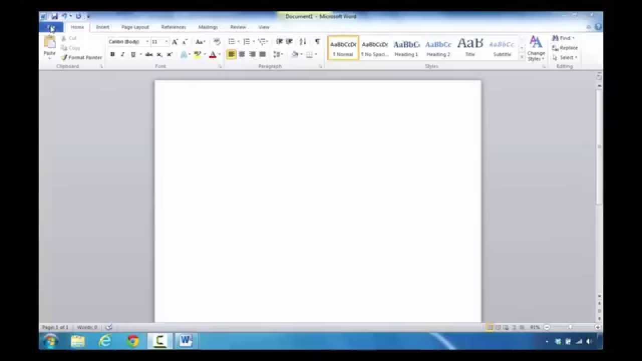How To Find And Create A Resume Template In Microsoft Word 2010 Regarding Resume Templates Microsoft Word 2010