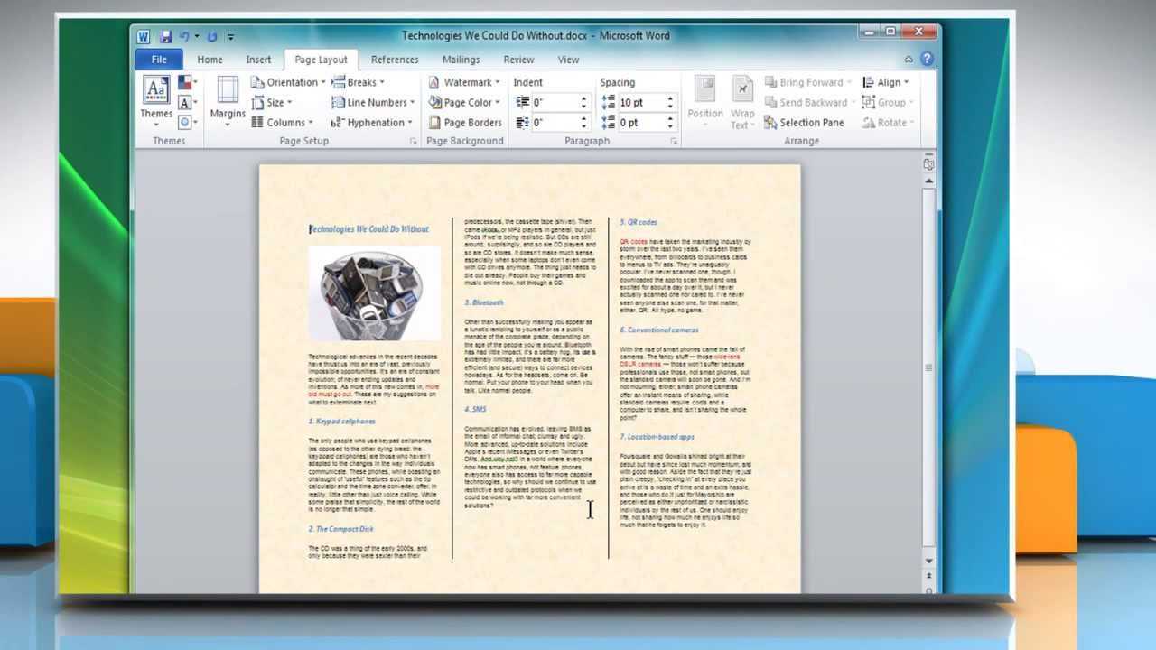 How To Make A Trifold Brochure In Word 2010 - Dalep For Free Brochure Templates For Word 2010