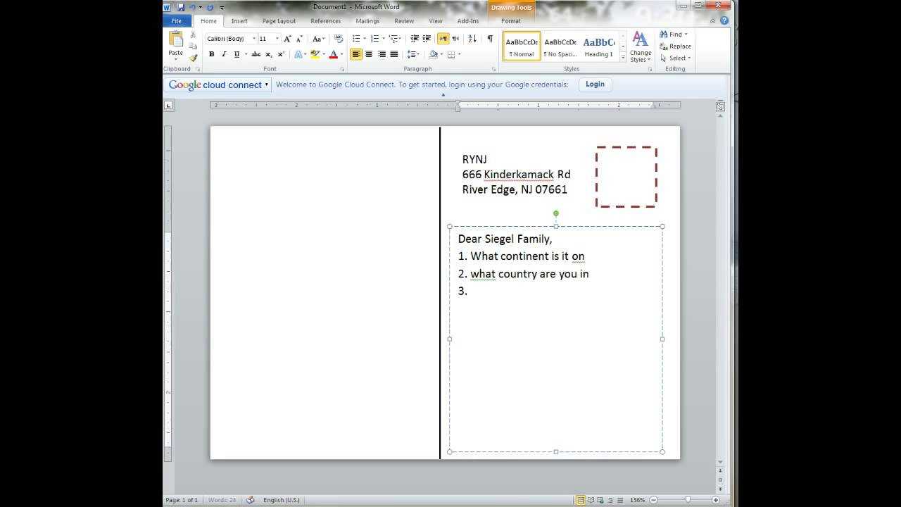 How To Make Postcards In Word – Dalep.midnightpig.co Throughout Postcard Size Template Word