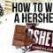 How To Wrap A Hershey Bar Inside Blank Candy Bar Wrapper Template For Word