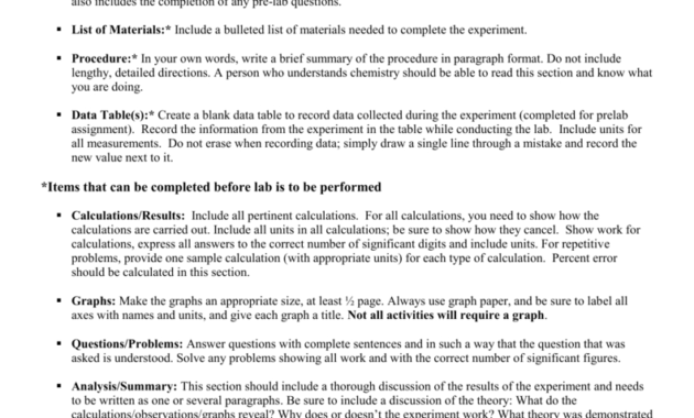 How To Write A Chemistry Lab Report - Dalep.midnightpig.co inside Chemistry Lab Report Template