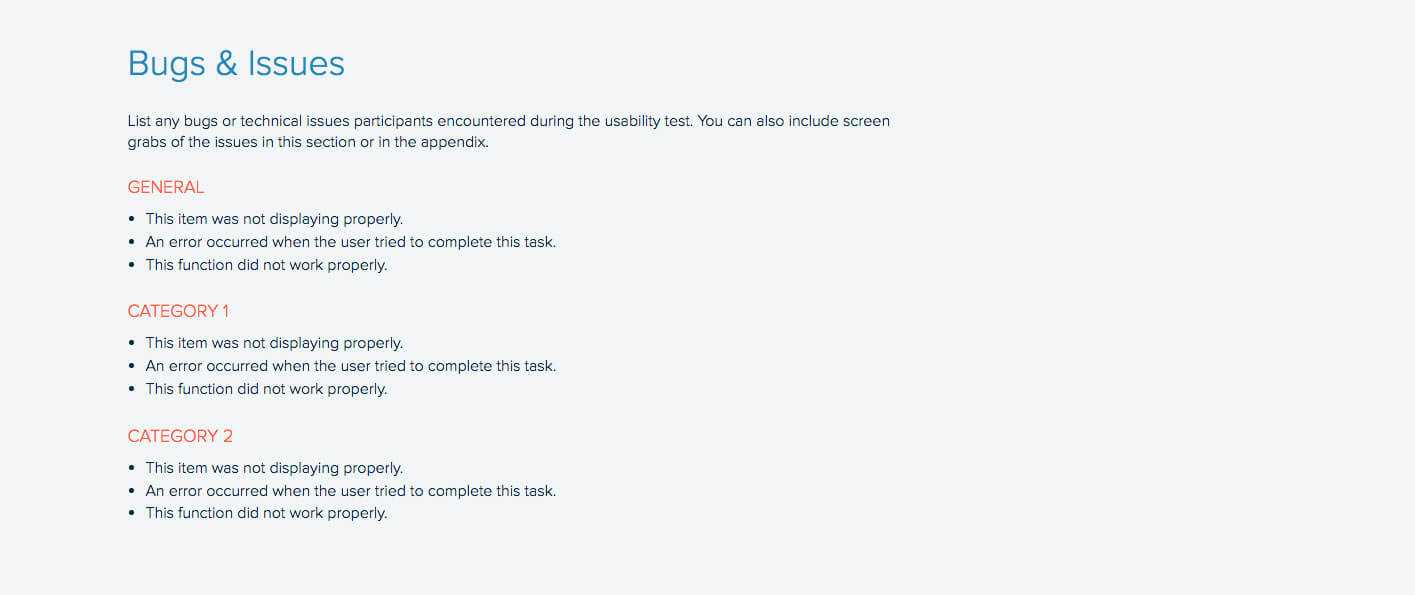 How To Write A Usability Testing Report (With Samples) | Xtensio Intended For Usability Test Report Template