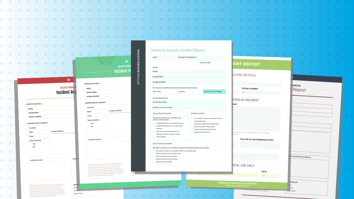 How To Write An Effective Incident Report [Templates] – Venngage For Incident Summary Report Template