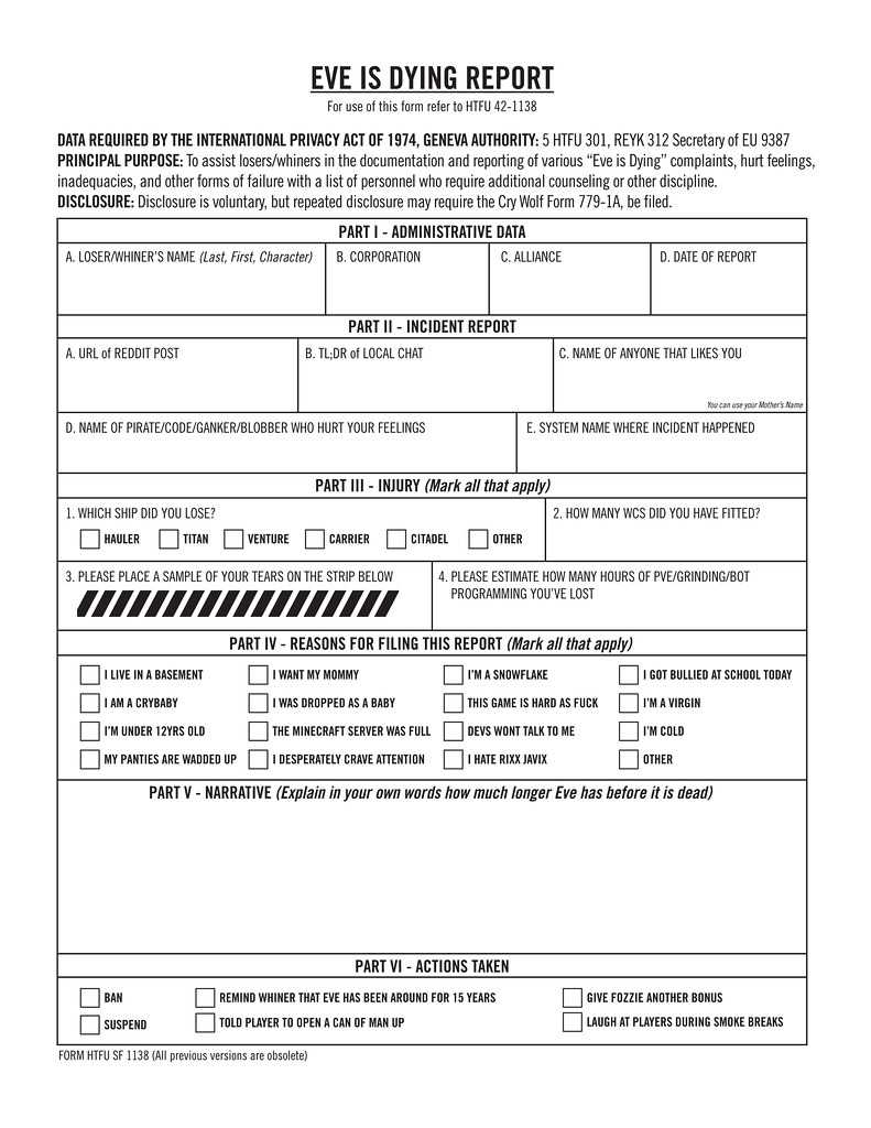 Id10T Form Printable That Are Lively | Mitchell Blog Throughout Hurt Feelings Report Template