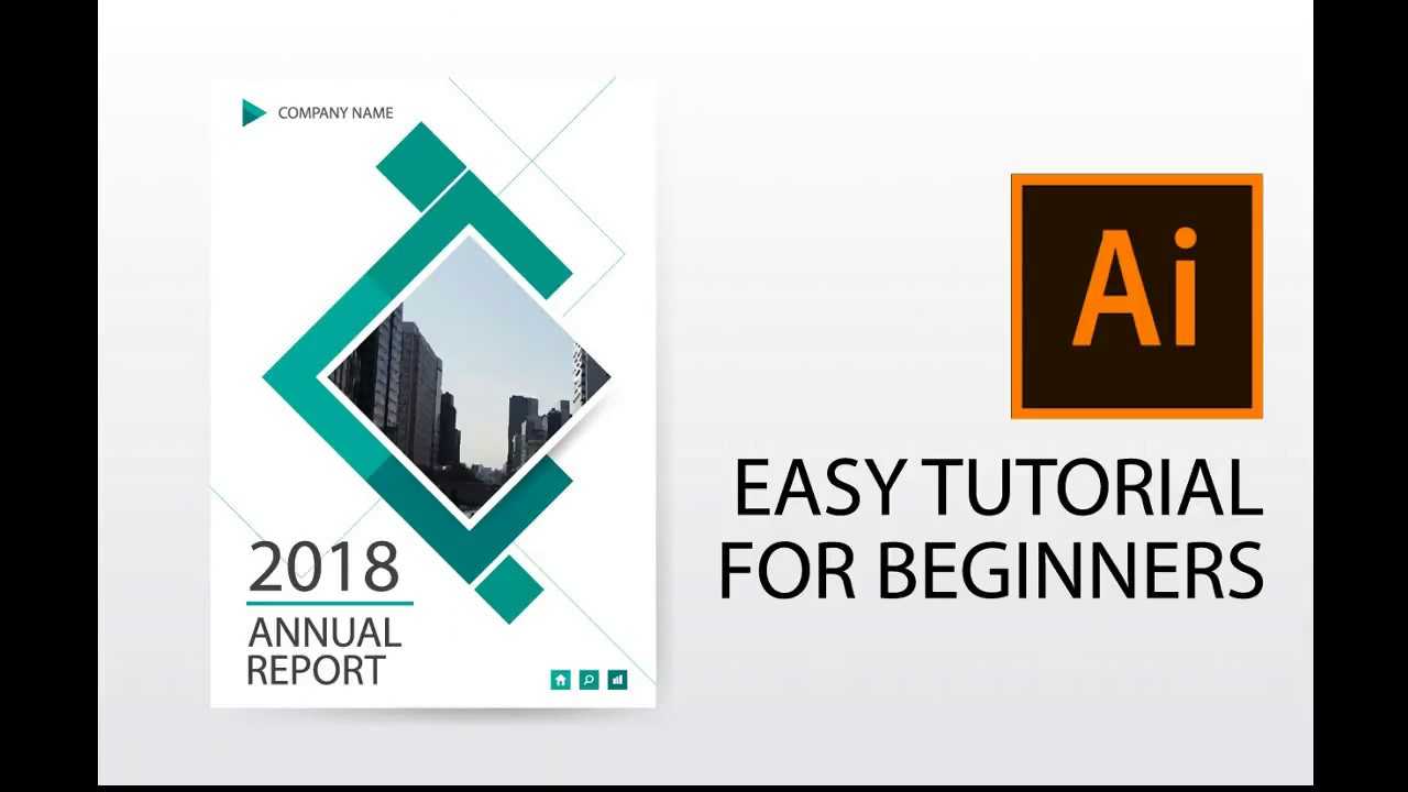 Illustrator Tutorial : How To Design Annual Report Cover, Brochure, Flyer  Template With Illustrator Report Templates