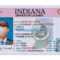 Indiana Driver License Psd Template Regarding Blank Drivers License Template
