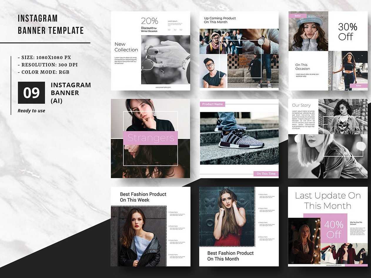 Instagram Promotional Banner Templatemukhlasur Rahman On Pertaining To Photography Banner Template