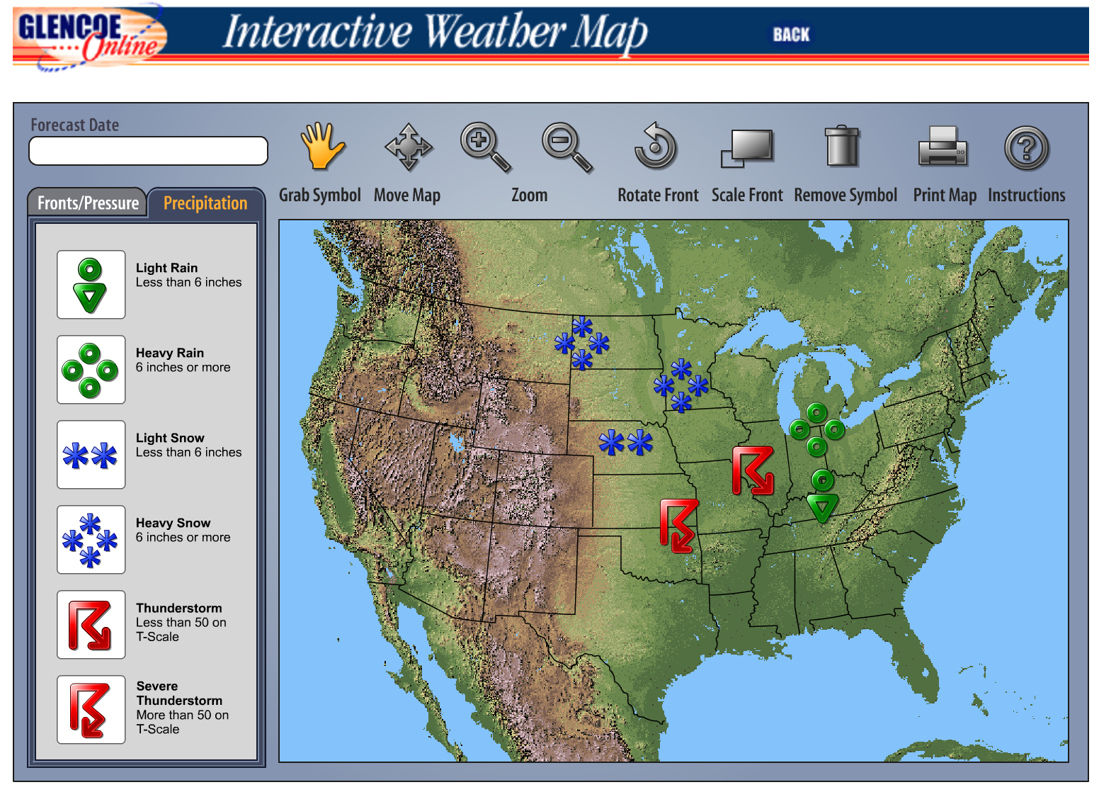 Interactive Weather Map | The Techie Teacher® Intended For Kids Weather Report Template