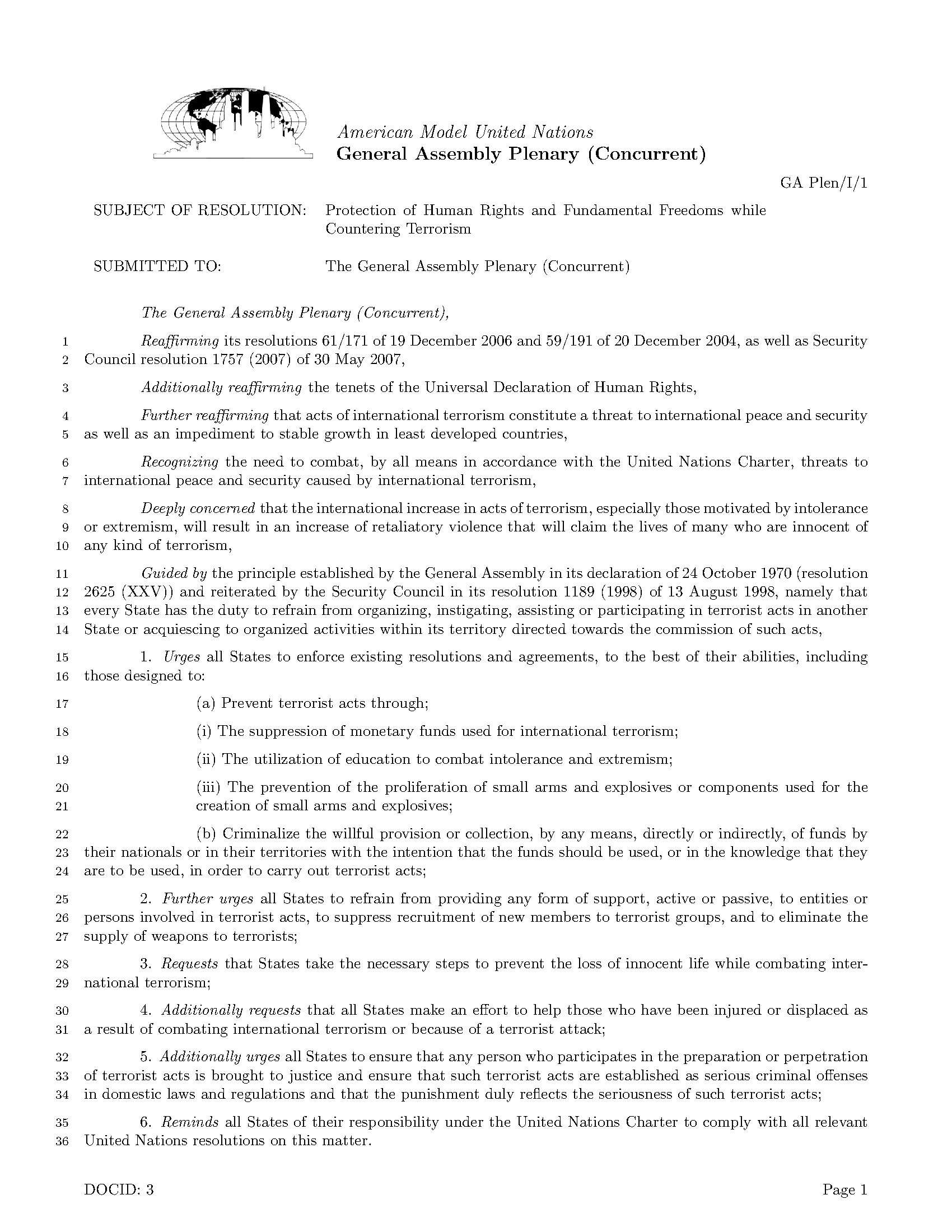 Introduction To United Nations Documents – Amun With Regard To Rapporteur Report Template