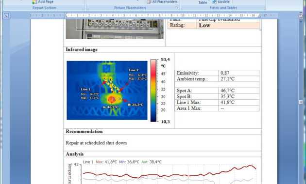 Irt Cronista | Grayess - Infrared Software And Solutions with Thermal Imaging Report Template