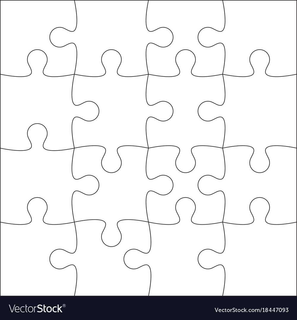 Jigsaw Puzzle Blank Within Blank Jigsaw Piece Template