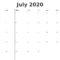 July 2020 Blank Calendar Template In Blank Calander Template