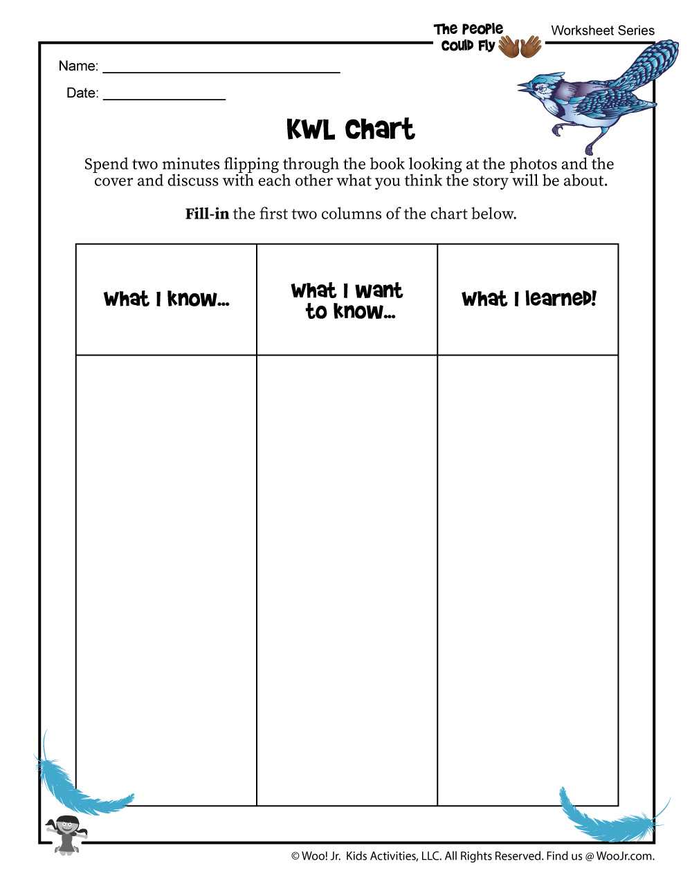 Kwl Chart Worksheet | Woo! Jr. Kids Activities Intended For Kwl Chart Template Word Document