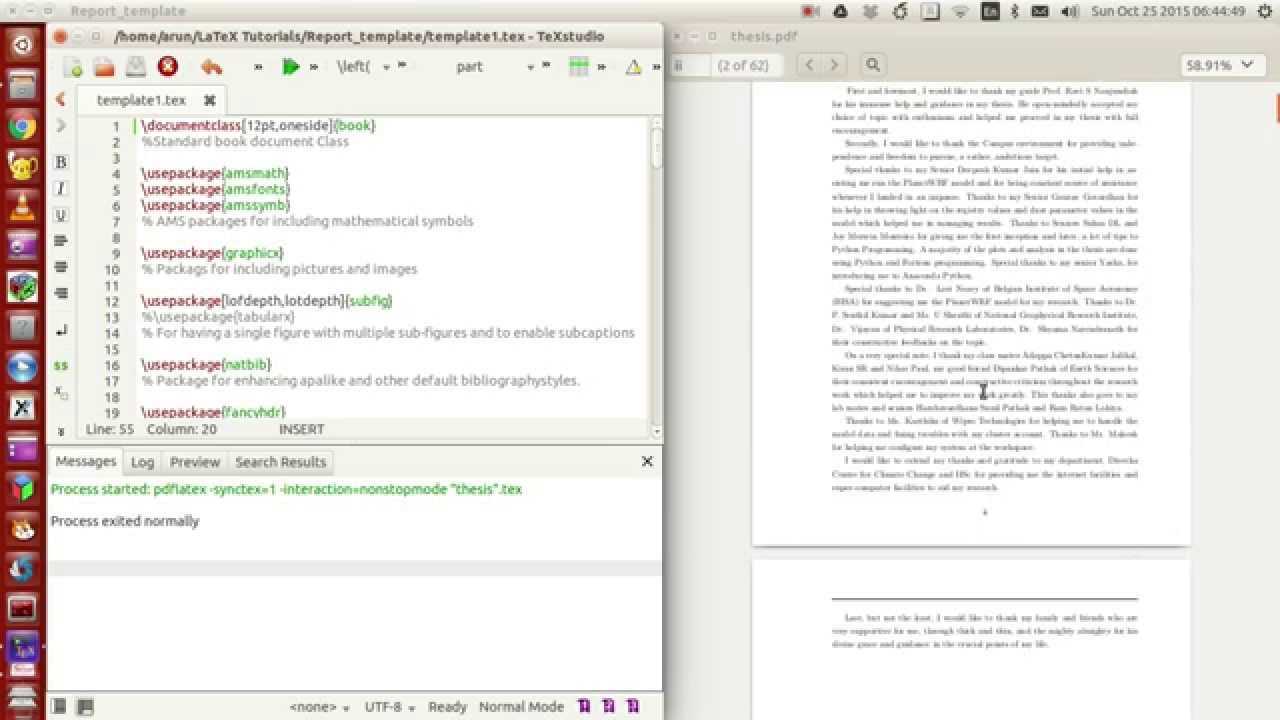 Latex Programming : 053 : Making Your Own Thesis/report Template Part 1 Of 4 Regarding Latex Technical Report Template