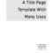 Latex Templates » Title Pages Intended For Project Report Latex Template