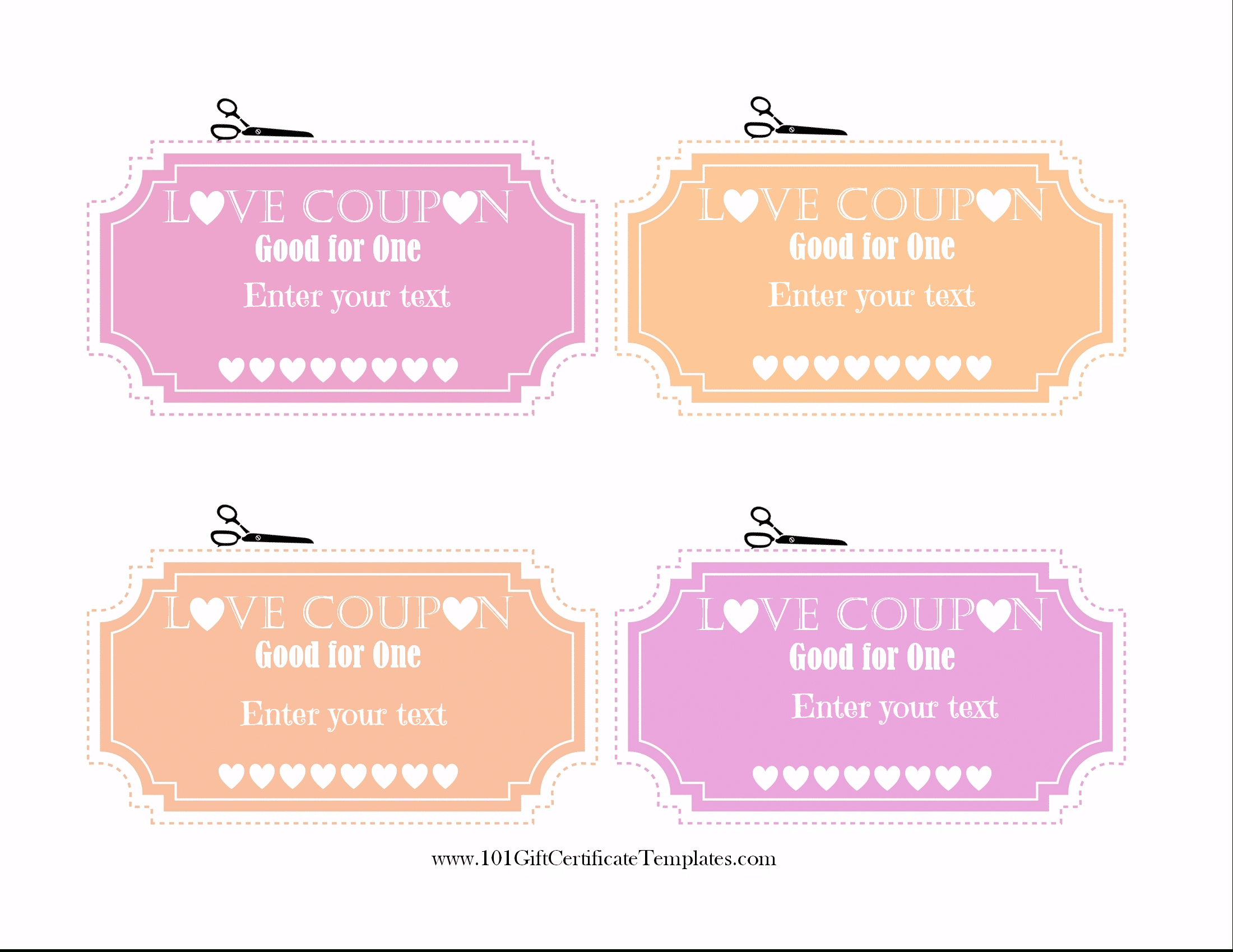 Love Coupons In Love Coupon Template For Word