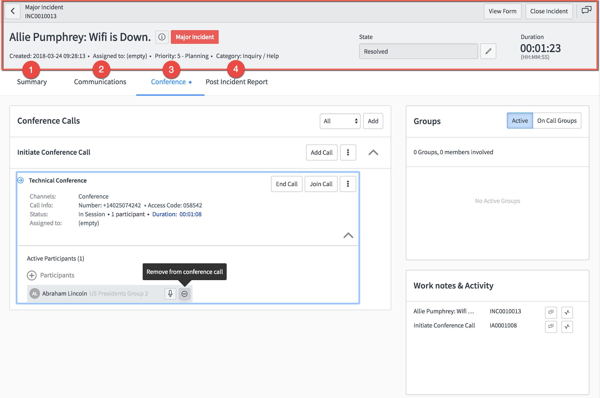 Major Incident Workbench | Servicenow Docs In It Major Incident Report Template
