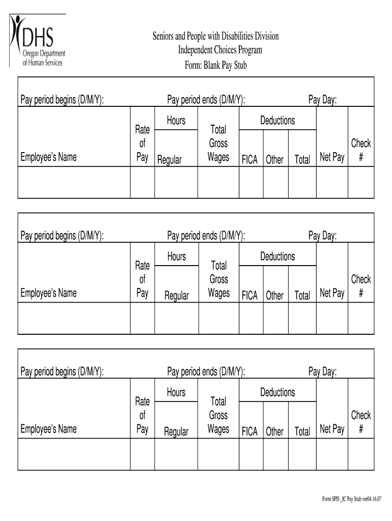 Make A Paystub On Word - Fill Online, Printable, Fillable Pertaining To Blank Pay Stub Template Word
