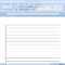 Make Lined Paper In Word – Dalep.midnightpig.co Within Ruled Paper Word Template