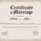 Marriage Certificate Design – Yeppe.digitalfuturesconsortium Regarding Blank Marriage Certificate Template