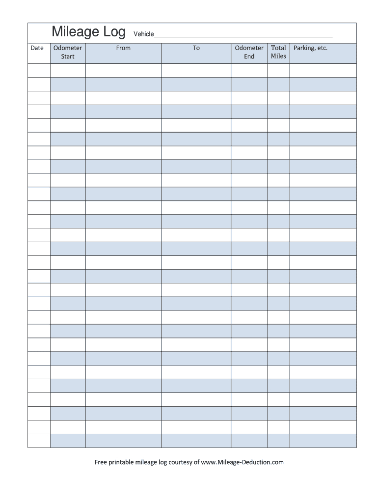 Mileage Log Form Pdf – Dalep.midnightpig.co Pertaining To Gas Mileage Expense Report Template