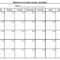 Month At A Glance Blank Calendar | Monthly Printable Calender Inside Month At A Glance Blank Calendar Template