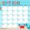 Monthly Calendar Kids – Printable Year Calendar Within Blank Calendar Template For Kids
