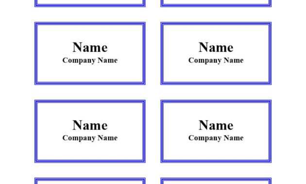Name Tag Templates Word - Calep.midnightpig.co with regard to Visitor Badge Template Word