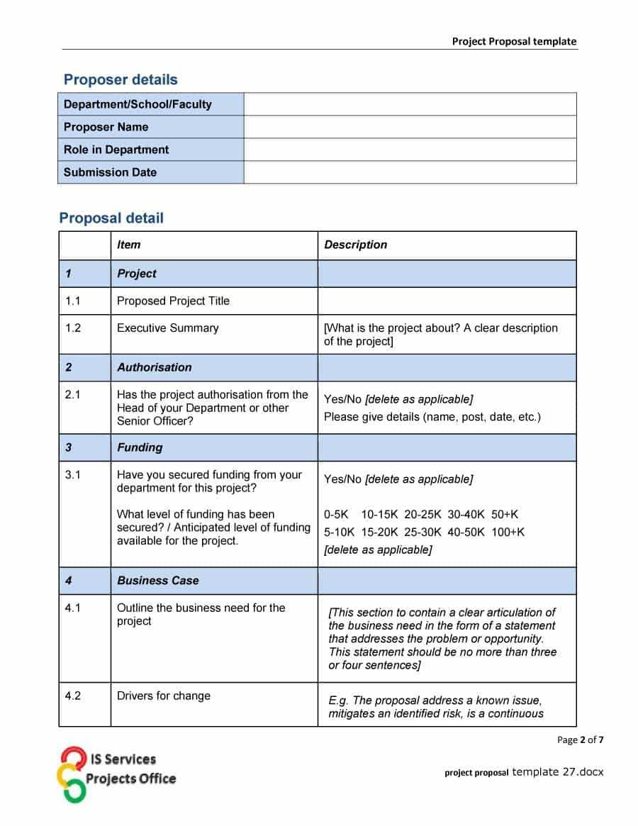 New Project Proposal Template – Dalep.midnightpig.co In Software Project Proposal Template Word