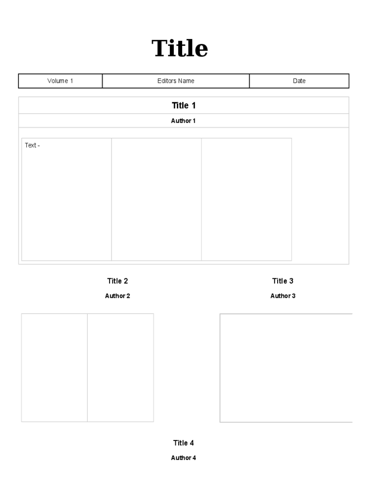 Newspaper Template - 7 Free Templates In Pdf, Word, Excel Within Blank Newspaper Template For Word