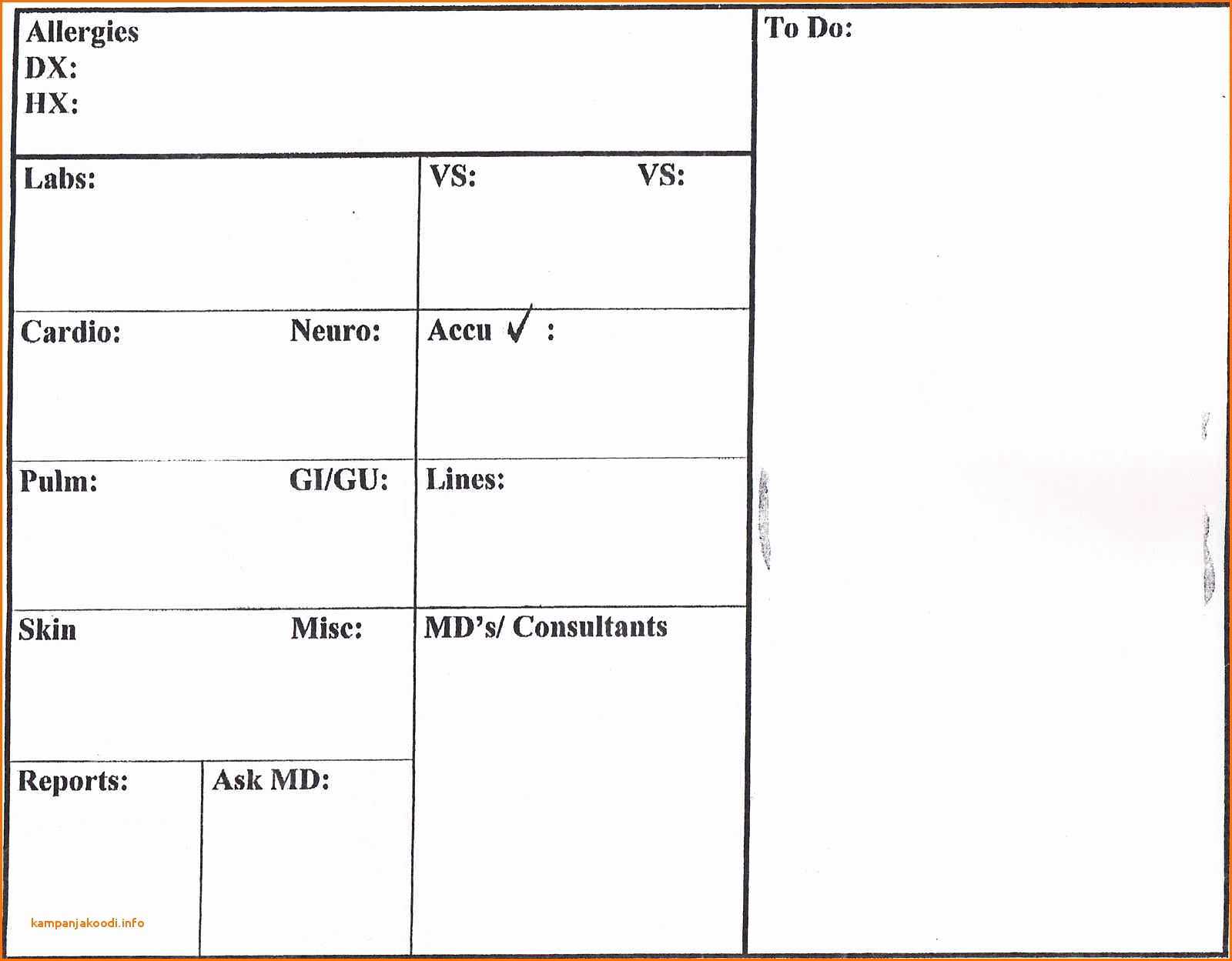 Nursing Report Sheet Templates – Calep.midnightpig.co For Charge Nurse Report Sheet Template