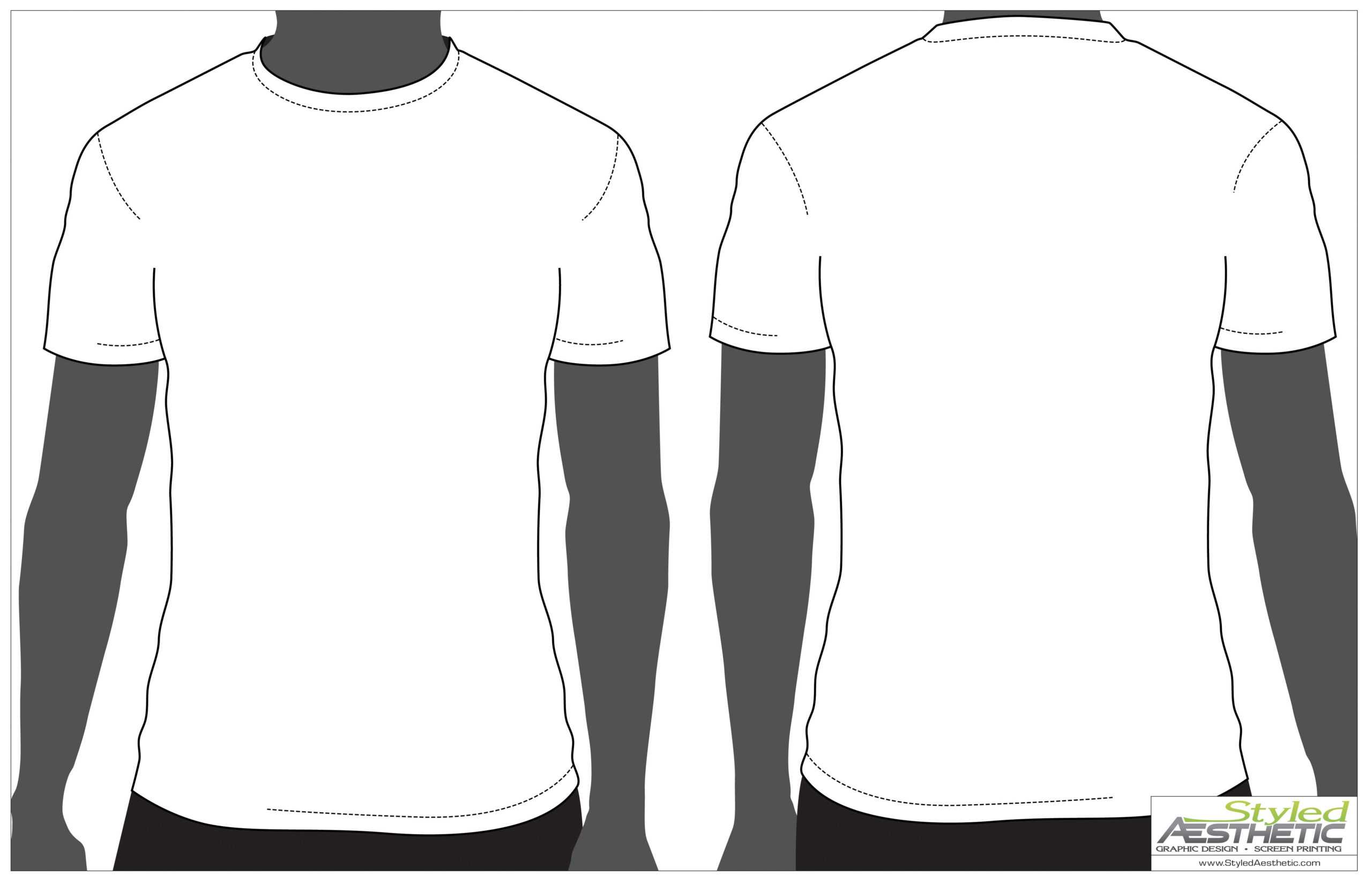 Outline Of A T Shirt Template | Free Download On Clipartmag With Printable Blank Tshirt Template