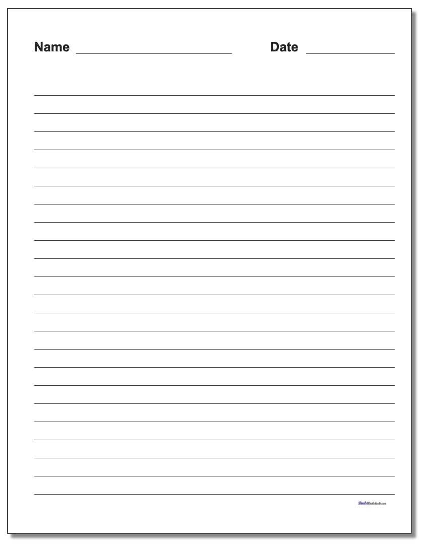 Paper With Lines Printable | Template Business Psd, Excel Intended For Ruled Paper Word Template