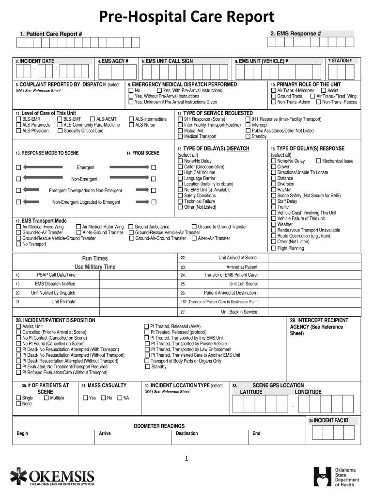 Patient Care Report Template – Fill Out And Sign Printable Pdf Template |  Signnow For Patient Care Report Template