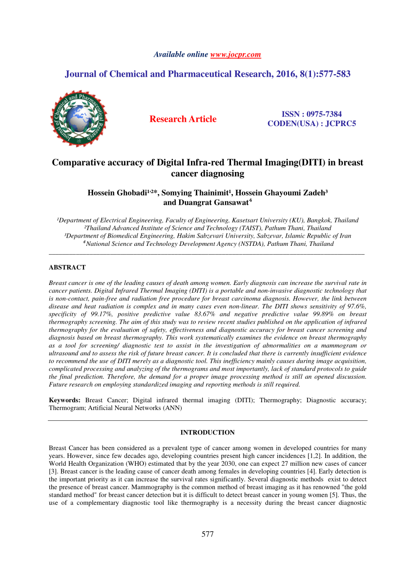 Pdf) Comparative Accuracy Of Digital Infra Red Thermal Inside Thermal Imaging Report Template
