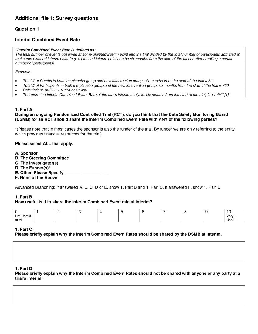 Pdf) Survey Of Professional Views On Sharing Interim Results Throughout Dsmb Report Template