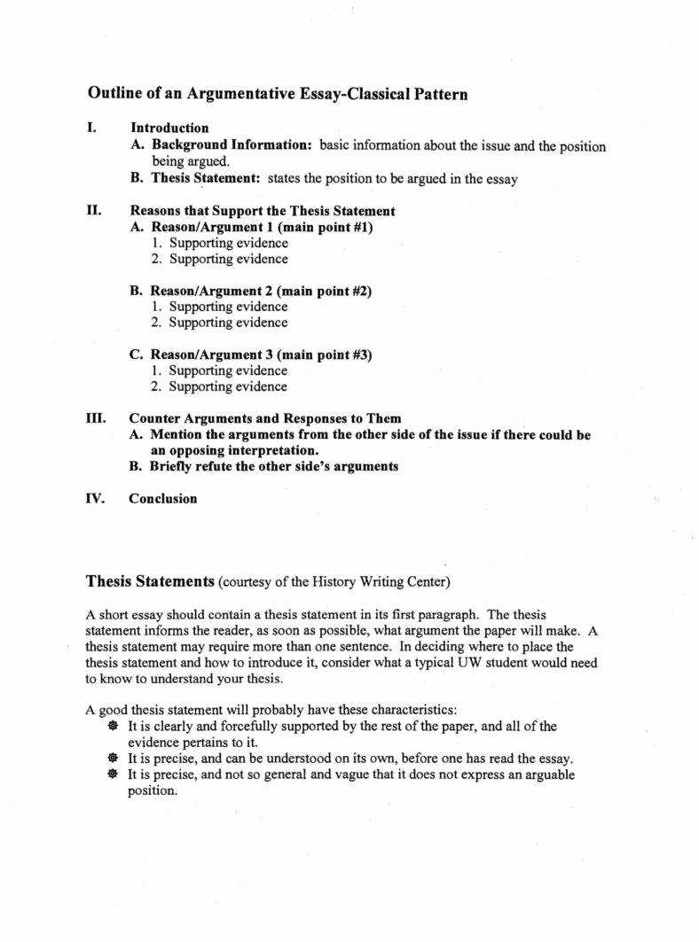 Persuasive Essay Outline Template Word Research Paper With Speech Outline Template Word