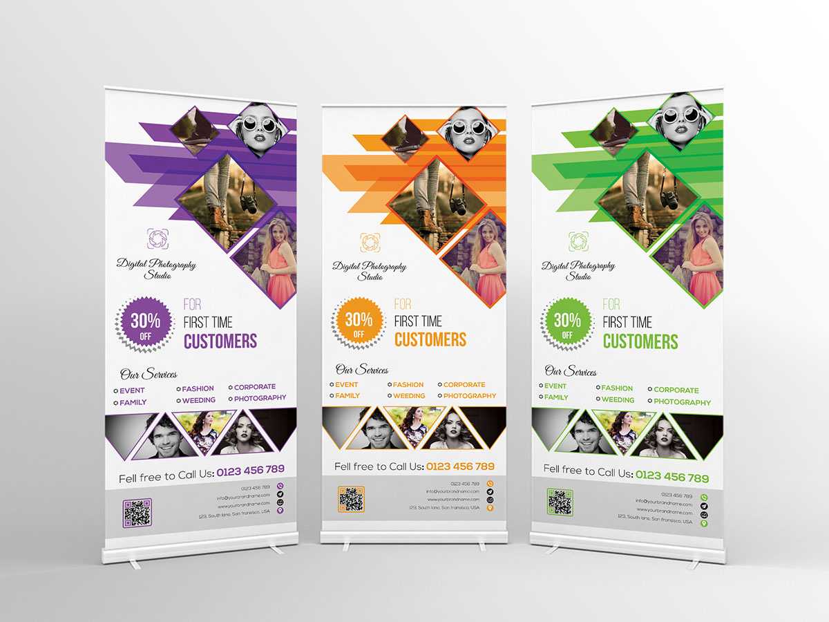 Photography Roll Up Banner Templatefaysal Ahmed Habib On With Photography Banner Template