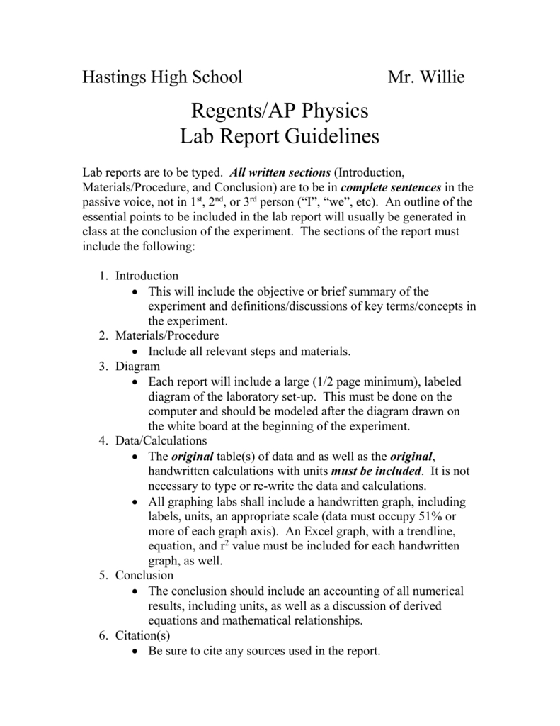 Physics Lab Template – Dalep.midnightpig.co With Regard To Lab Report Conclusion Template