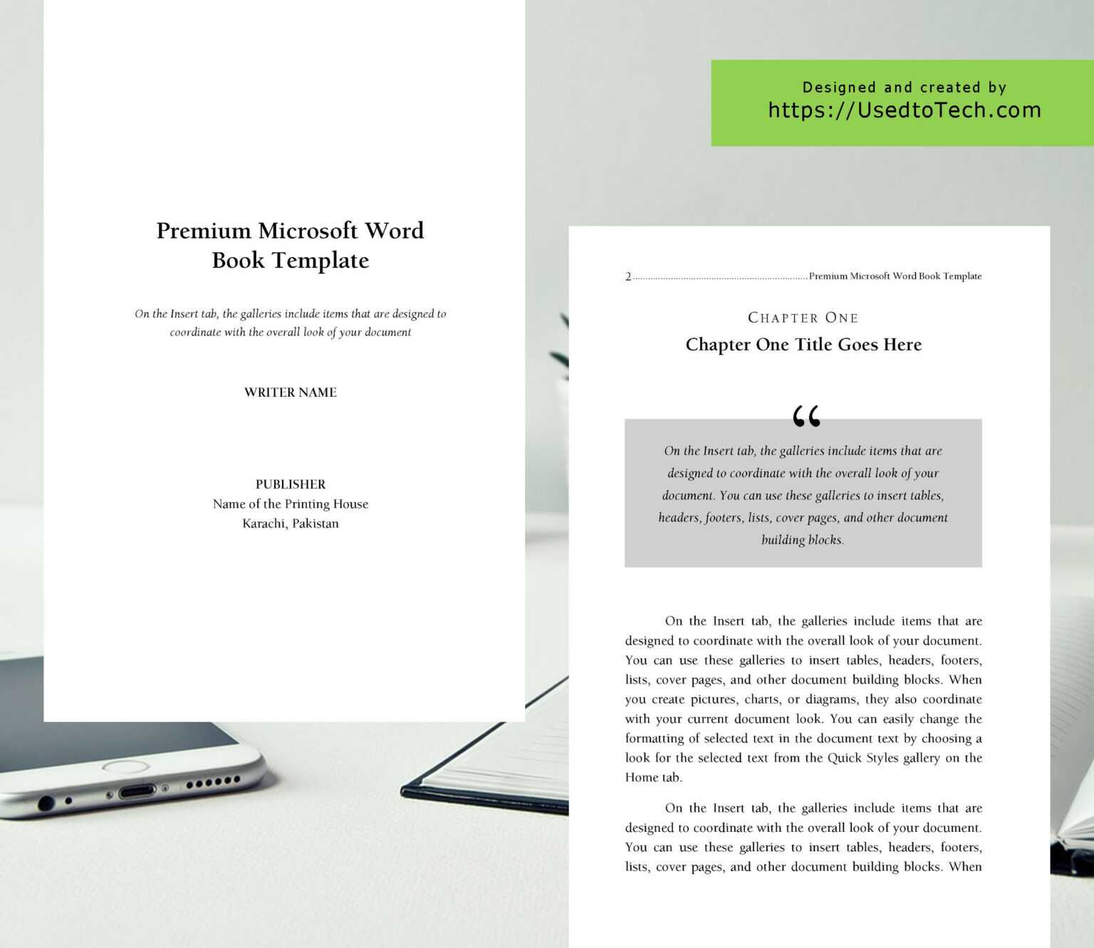 6X9 Book Template For Word Best Layout Templates