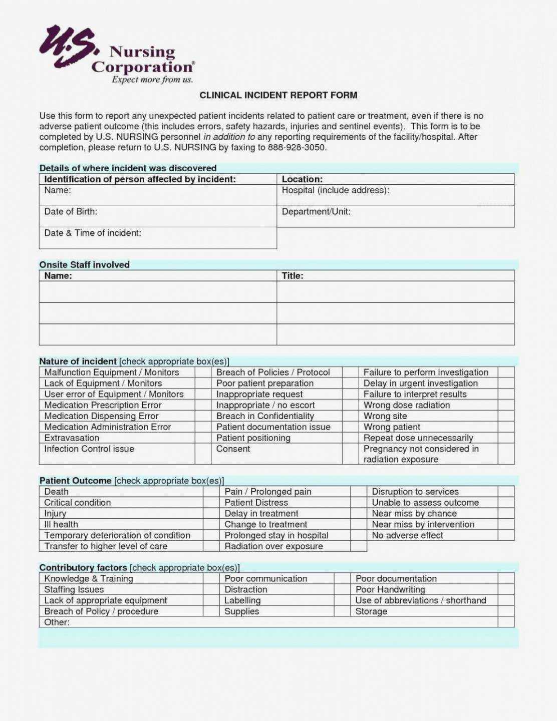 Printable Gallery Price List Template Near Miss Report Regarding Intervention Report Template
