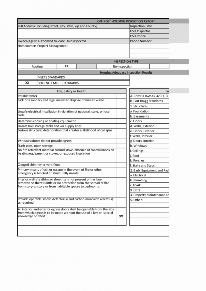 Printable Home Inspection Report Template Elegant 2018 Home With Home Inspection Report Template