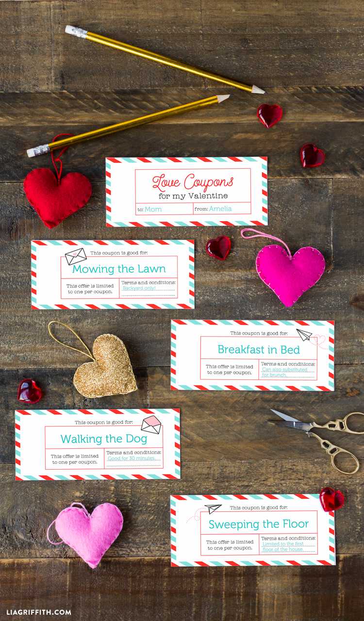 Printable Love Coupons – Lia Griffith With Regard To Love Coupon Template For Word