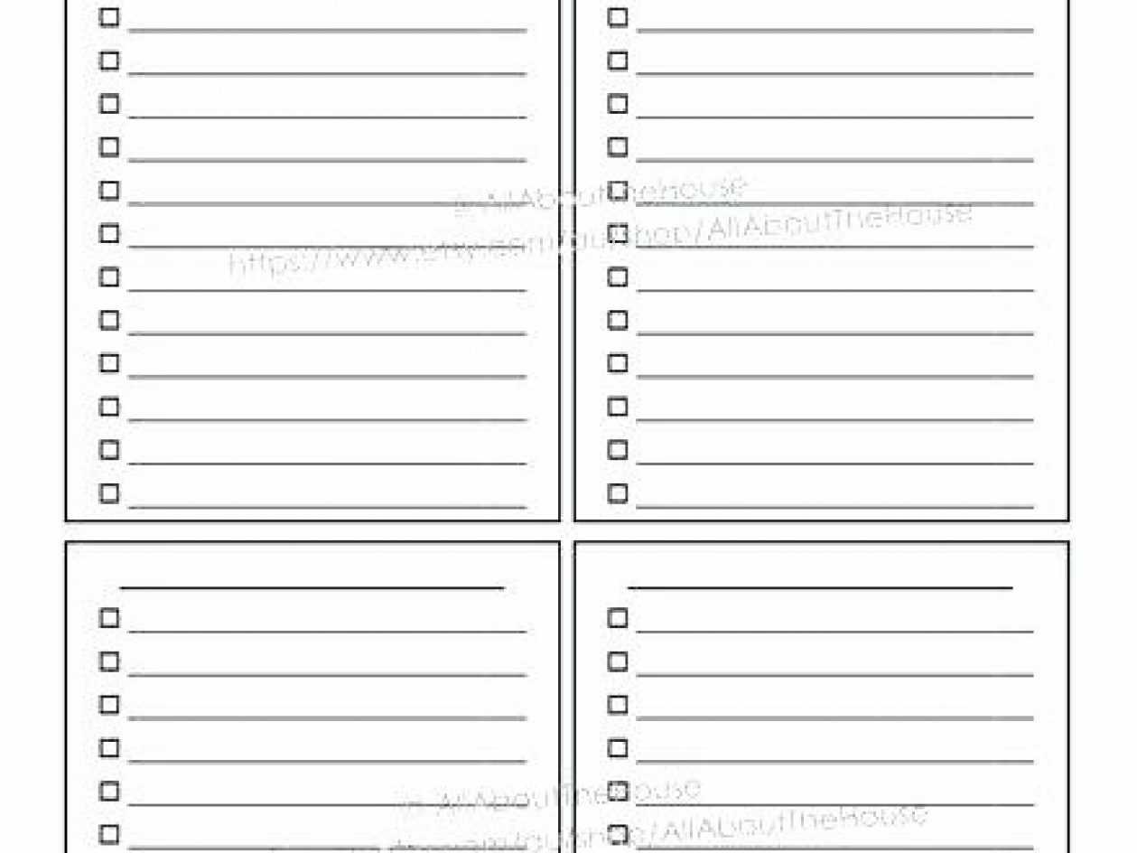 Printable To Do List Templates Inside Blank Checklist Template Word